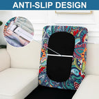Smiry Printed Couch Cushion Covers, Stretch Soft Couch Covers - Image 4
