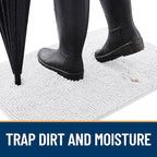 OLANLY Dog Door Mat for Muddy Paws 59x20, Absorbs Moisture and Dirt, Absorbent - Image 2