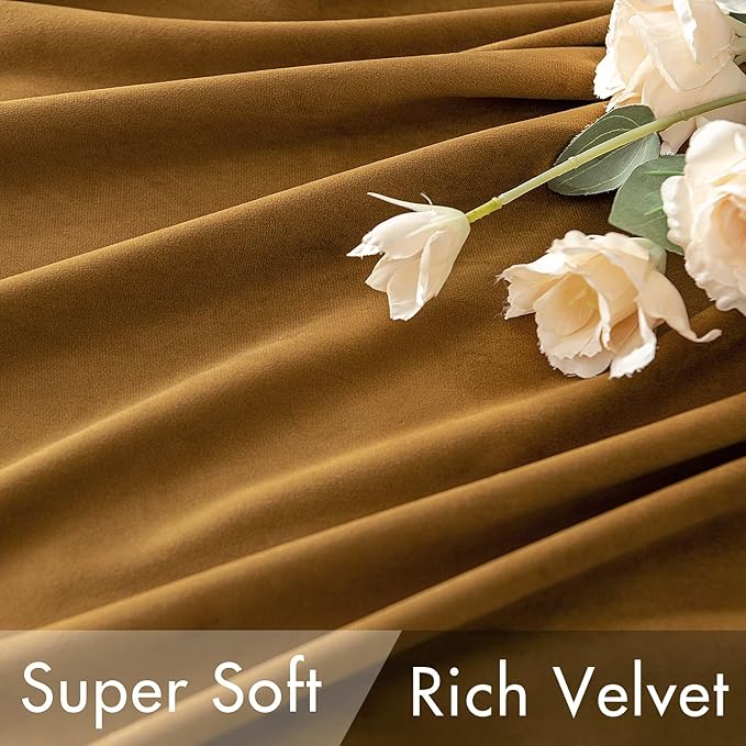 MIULEE Velvet Curtains 72 Inch Wide - Image 4