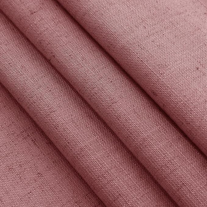 Canyon Rose Linen Curtains for Living Room 98 Inches Long Light Filtering Semi - Image 8