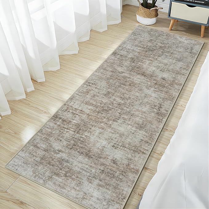 2'6''x8' Runner Rugs Washable Rug: Modern Abstract Living Room Rug Soft - Image 2