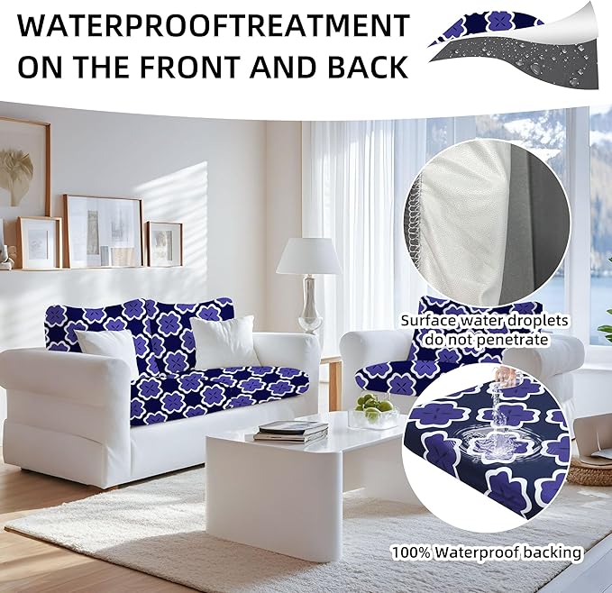 Outdoor Cushion Covers Set, Replacement - Image 4