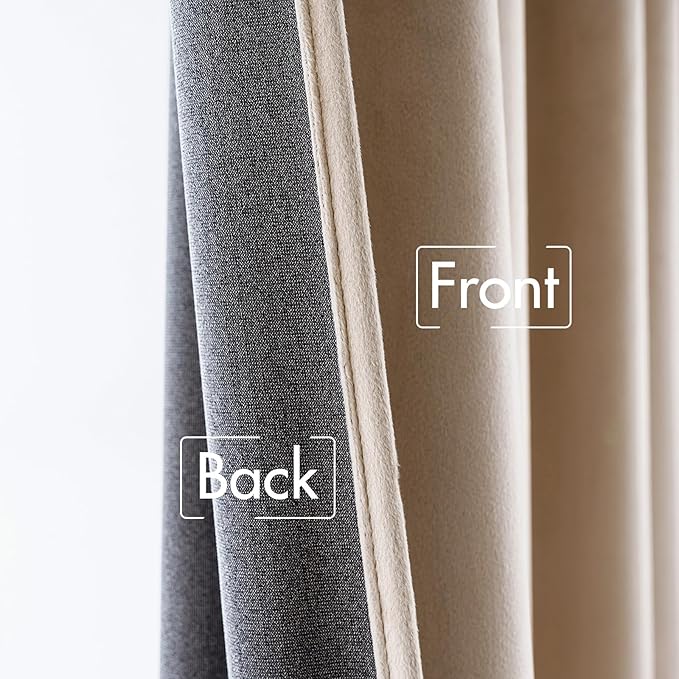 MIULEE Velvet Curtains 90 inches 2 Panels - Image 6