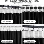 RYB HOME Velvet Blackout Curtains - Image 4