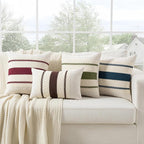 Fancy Homi Set of 1 Boho Olive Green Euro Decorative Throw Pillow Cover 26x26 - Image 6
