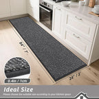 BEQHAUSE Kitchen Runner Rugs 24"x84", Non-Slip Kitchen Mats - Image 2