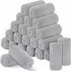 Buryeah 24 Pcs Flannel Throw Blanket Bulk 50 x 60 in Sleepover Blanket Outdoor by Buryeah