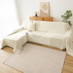 Couch Cover for Dogs, Boho Sofa Covers for 3 Cushion Couch, Chenille Sofa - Image 6