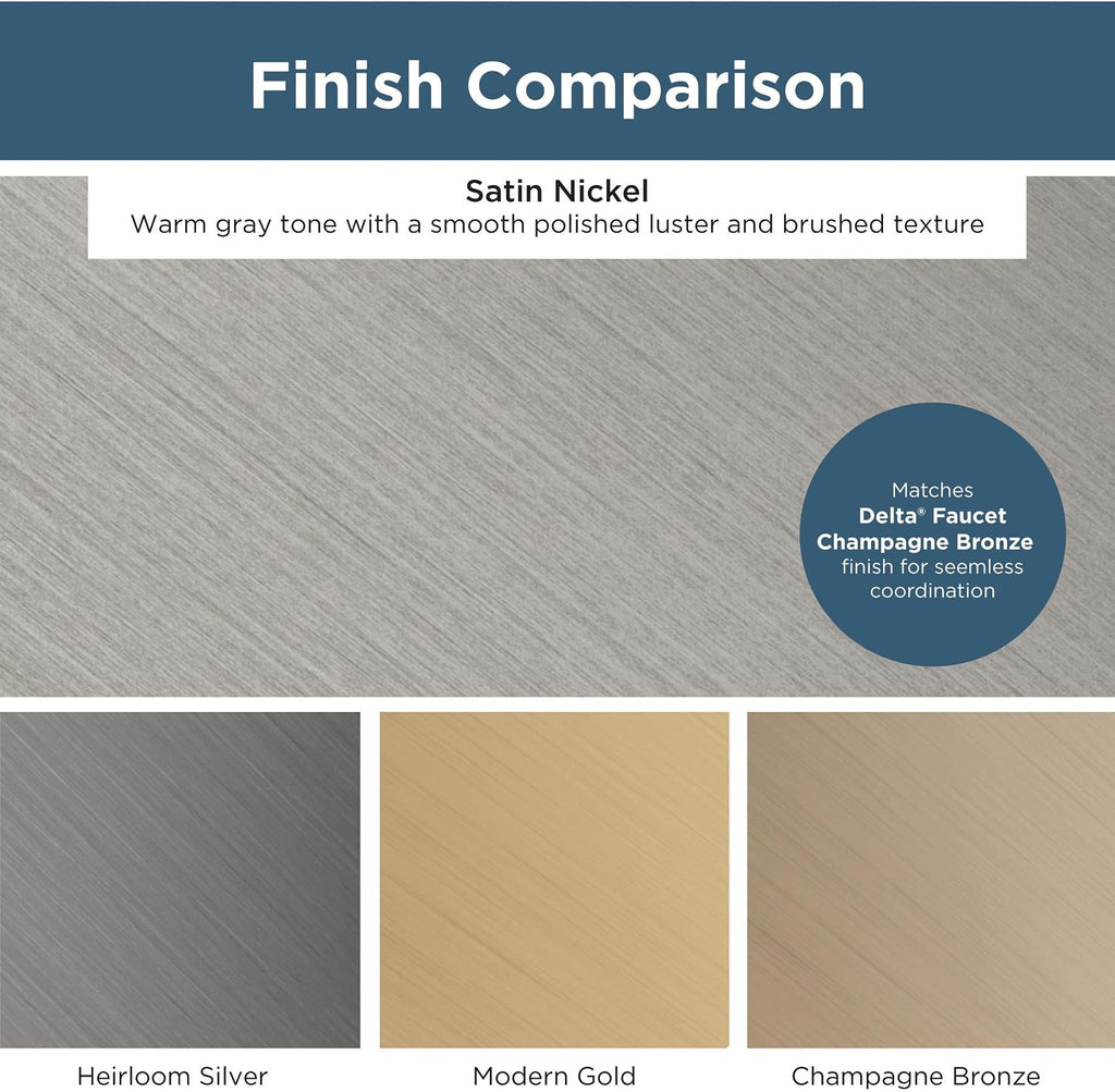 Franklin Brass (10-Pack) – Satin Nickel Cabinet Knobs for Dressers, Drawers, Kitchen Cabinet Door, Vanity, Furniture, Closet Knobs, 1-3/16 Inch Round | Mushroom