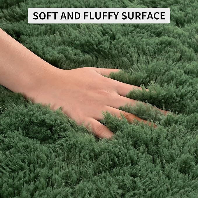 Tepook Fluffy Large Rugs for Living Room, Area Rug 6x9 Soft Carpet for Bedroom - Image 7