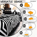 HANDONTIME Boho Couch Cover Blanket Geometric Striped Pet Covers - Image 6