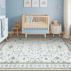 Hazo Haus Oushak Area Rug for Bedroom 5x7 - Image 3