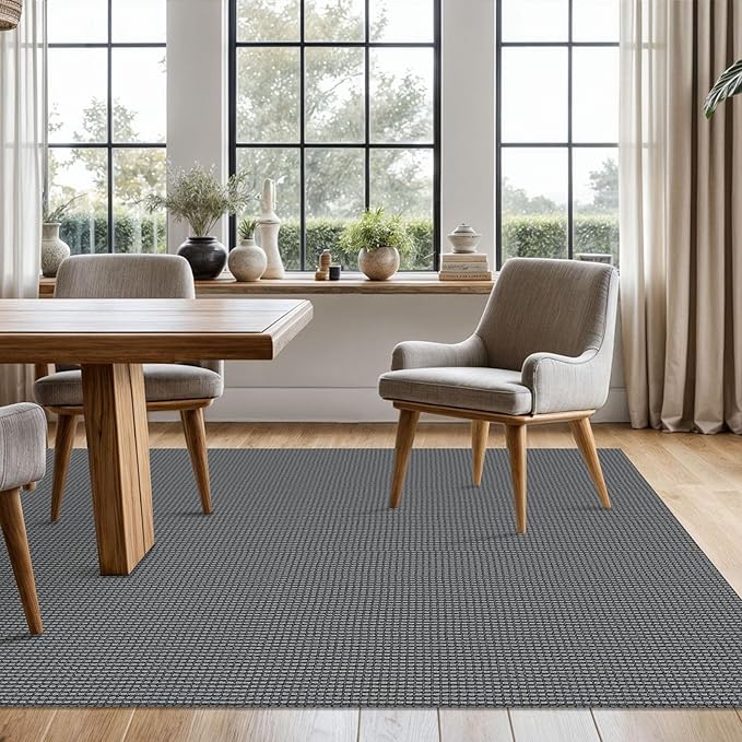 KOZYFLY Washable Area Rug 5x7 ft Rubber Backed Non Slip Rugs - Image 2