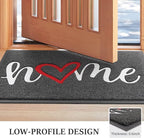 BeneathYourFeet Door Mat, Welcome Mat Low Profile Floor Mat Front Doormat - Image 4