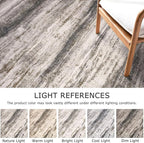 KOZYFLY Small Area Rug 2x3 Rug Entryway Rugs Modern Abstract, Washable Kitchen - Image 4