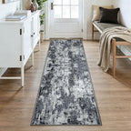 Washable Area Rugs 3x8 Non-Slip Modern Abstract Soft - Image 2