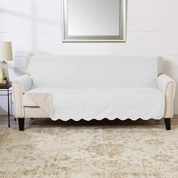 Great Bay Home Reversible Sofa Cover by GreatBayHome