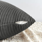 Topfinel Decorative Dark Grey Throw Pillow Covers Cushion Cases, Mix and Match - Image 4