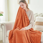 BEDELITE Fleece Blanket King Size – 3D Ribbed Jacquard Soft and Warm Decorative - Image 3