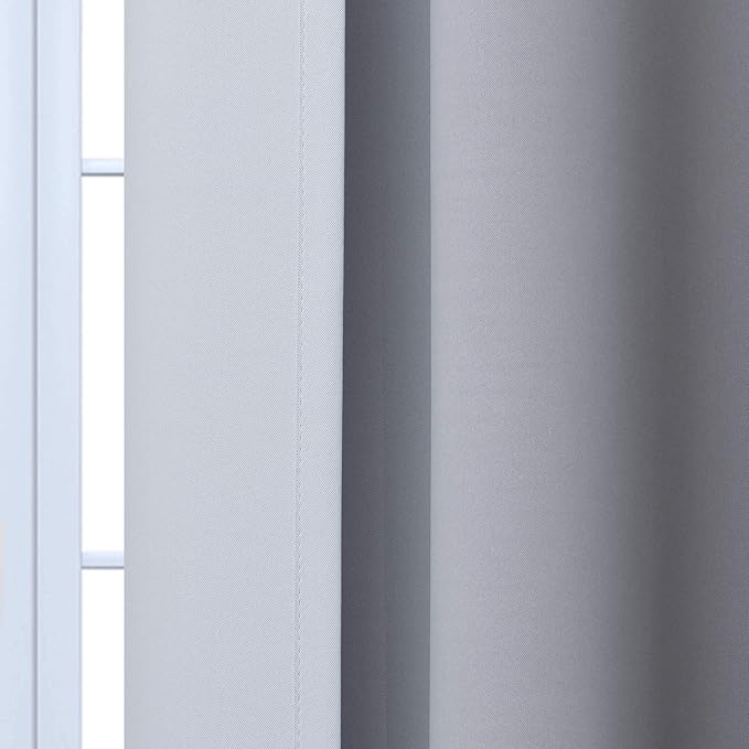 Yakamok Light Blocking Ombre Curtains, Room Darkening Grommet Window Drapes - Image 7