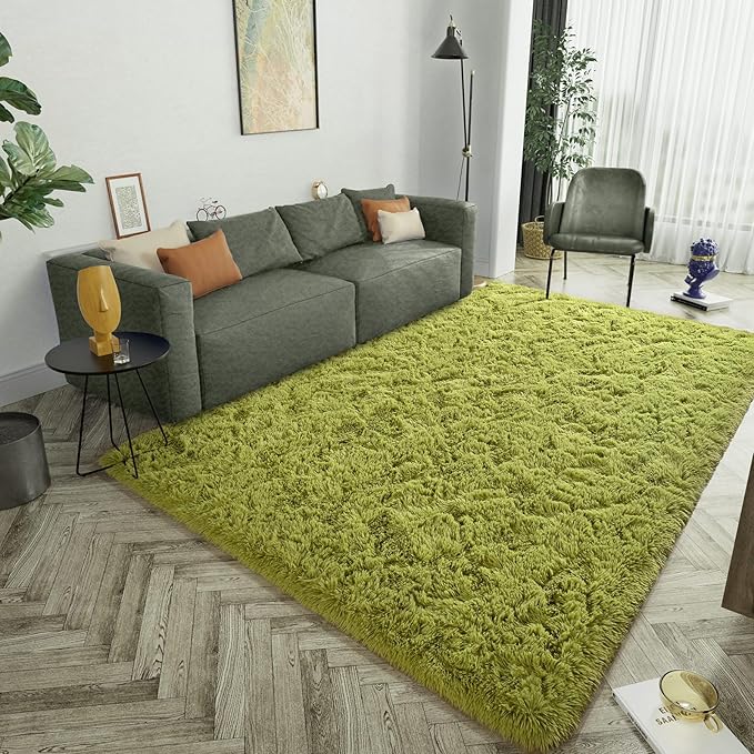 LOCHAS Ultra Soft Indoor Modern Area Rugs Fluffy Living Room Carpets - Image 3
