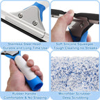 Mitclear 77'' Long Squeegee Window Cleaner Tool for Indoor Outdoor Windows