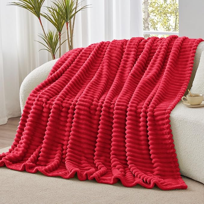 BEDELITE Fleece Throw Blanket for Couch, 300GSM Soft & Warm Fluffy Queen Blanket - Image 7