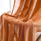 MIULEE Orange Curtains 84 Inch Length 2 Panels - Image 4
