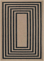 Lahome Enfys Modern Geometric Easy Jute Dining Room Rug, 5x7 Modern Rugs - Image 8