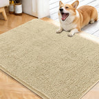 OLANLY Dog Door Mat for Muddy Paws 40x32, Absorbs Moisture and Dirt, Absorbent by OLANLY