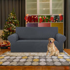 KEKUOU Stretch Loveseat Sofa Cover Slipcover, Couch Covers - Image 2