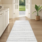 Nakagishi Runner Rug Kitchen Washable Rugs: 3x8 Non-Slip Boho Soft Modern Stain - Image 5