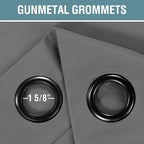 H.VERSAILTEX Ultra Soft and Thick Blackout Bluish Gray Curtains - Image 8