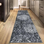 HEBE Hallway Runner Rug 2'x10' Washable Vintage Distressed Area Rugs Non Slip - Image 7