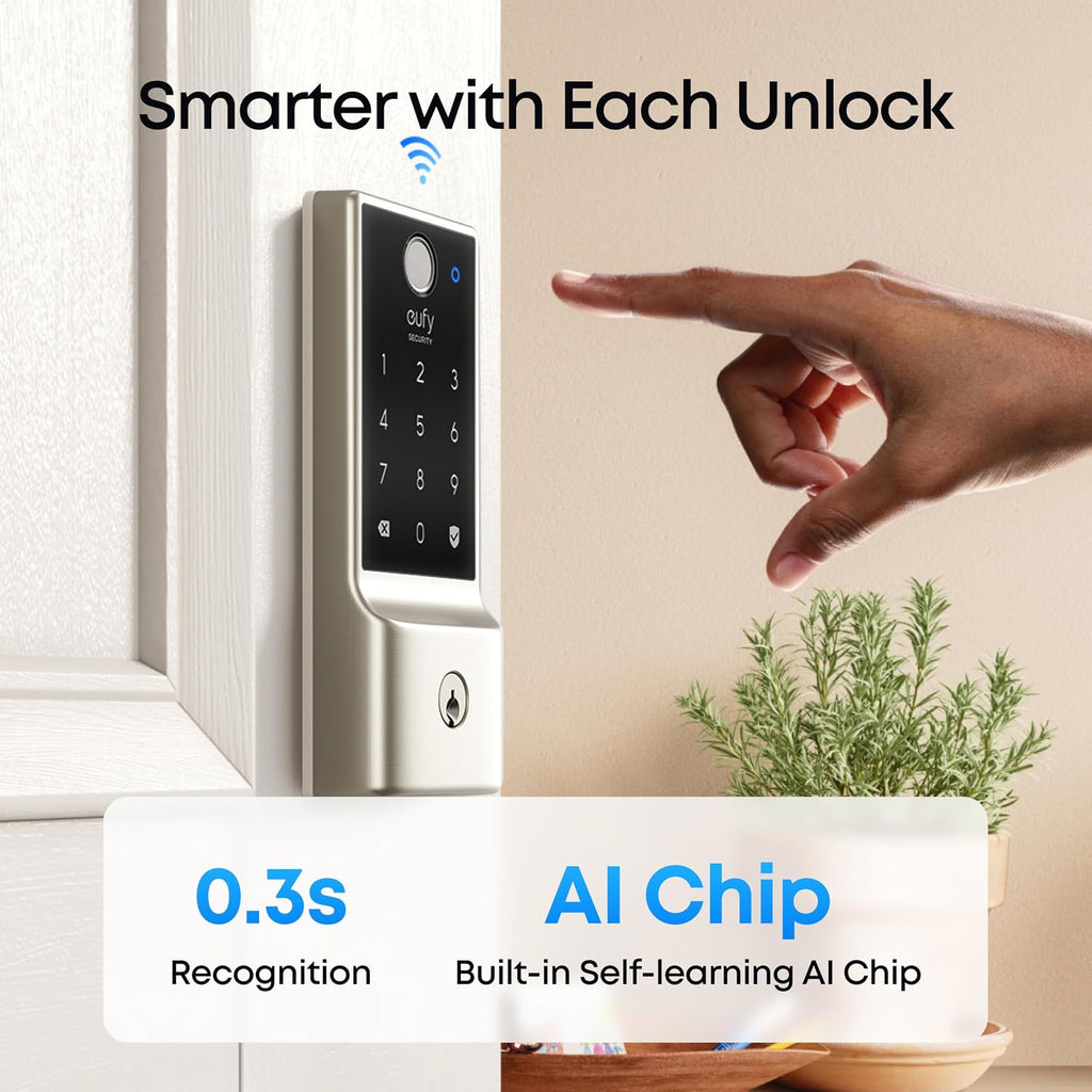 eufy Security Smart Lock C220, Fingerprint Keyless Entry Door Lock