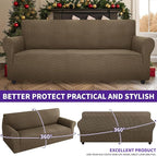 ZNSAYOTX Stretch Oversized Couch Cover Universal Sofa Covers - Image 5