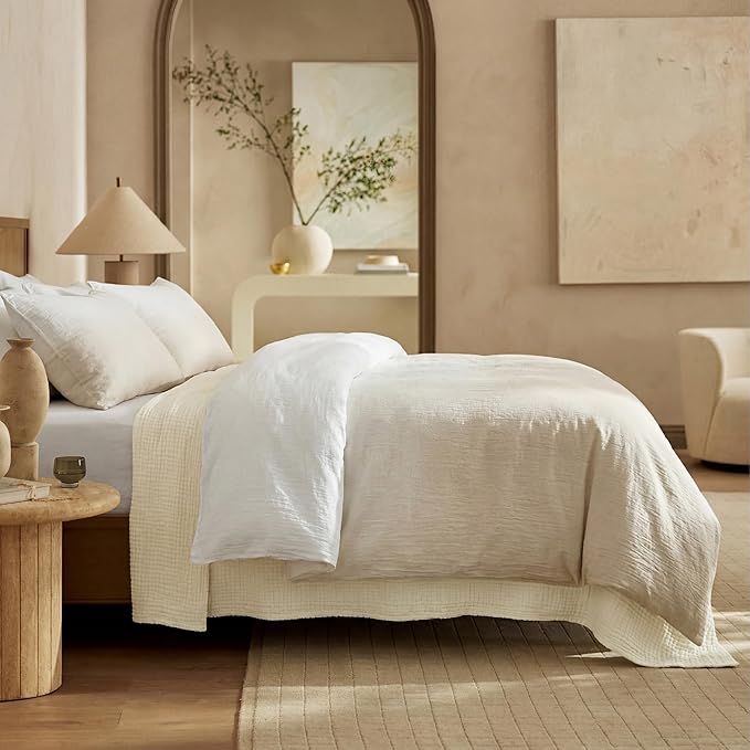 Bedsure 100% Cotton Muslin Blanket King Size - Image 9