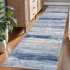 KOZYFLY Modern Abstract Hallway Runner Rug, 2.6x8 Washable Rug Runner Non-Slip - Image 7
