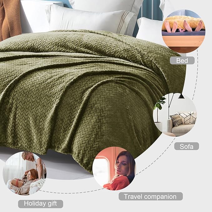 Exclusivo Mezcla Fleece Queen Size Blanket - Image 3