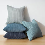 Topfinel BlueGray Decorative Throw Pillow Covers 16x16 Inch Set of 4, Soft - Image 6