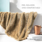 Exclusivo Mezcla Plush Fuzzy Fleece Throw Blanket Extra Large, Super Soft - Image 3