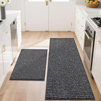 BEQHAUSE Kitchen Rugs and Mats 2PCS, Non-Slip Kitchen Mats by BEQHAUSE