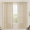 LAMIT Natural Sheer Linen Curtains by LAMIT