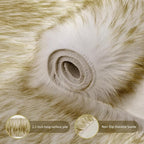 Ciicool Ultra Soft Faux Sheepskin Fur Rug Fluffy Rug - Image 5