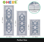 HEBE Boho Kitchen Rug Sets 3 Piece - Image 2