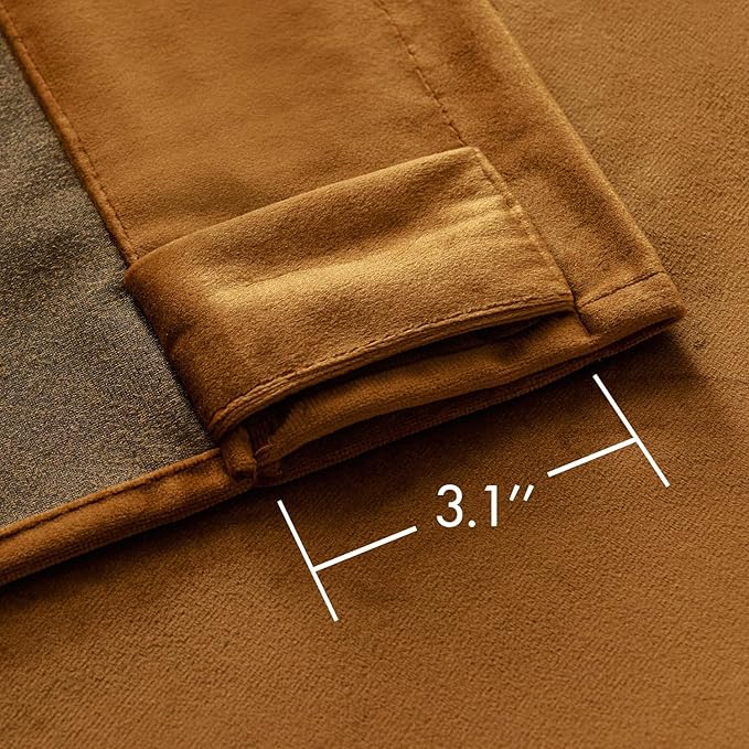 MIULEE Velvet Curtains 108 inches - Image 3