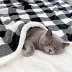 PU MEI Sherpa Fleece Throw Blanket 60" x 80" Reversible Plush Fluffy Large Big - Image 5