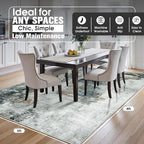 5x8 Area Rugs for Living Room Rug Washable: Abstract Rug for Dining Room - Image 2