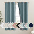 NICETOWN 100% Absolutely Blackout Linen Curtains by NICETOWN