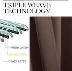 NICETOWN Nursery Essential Thermal Insulated Solid Grommet Top Blackout Curtains - Image 4